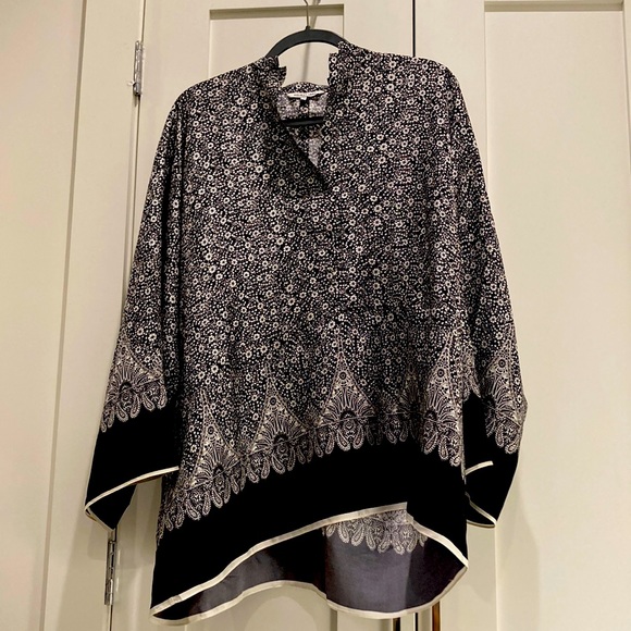 Helmut Lang floral printed silk tunic - Picture 2 of 6